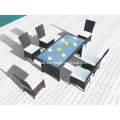 Rattan Möbel für Outdoor / Esszimmer Set mit SGS Cetificated (1024)